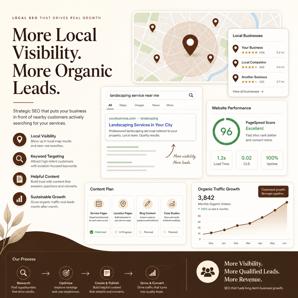 SEO Services That Help Your Business Rank Higher, Get More Traffic, and Generate Better Leads visual 3